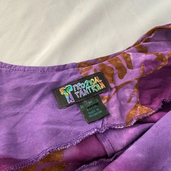 Purple Floral Maxi Dress - Picture 2 of 10